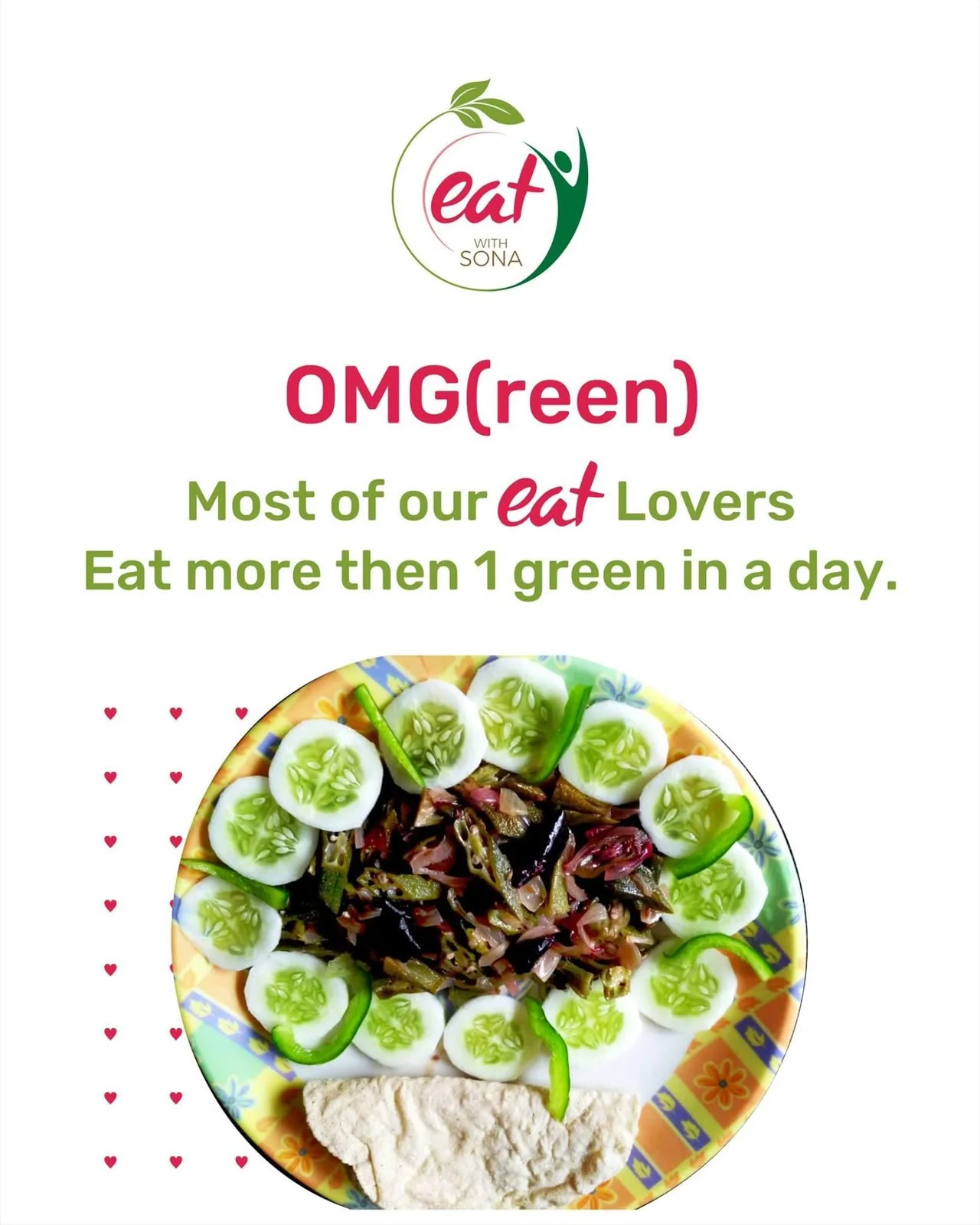 EatLovers green vegetable daily goal