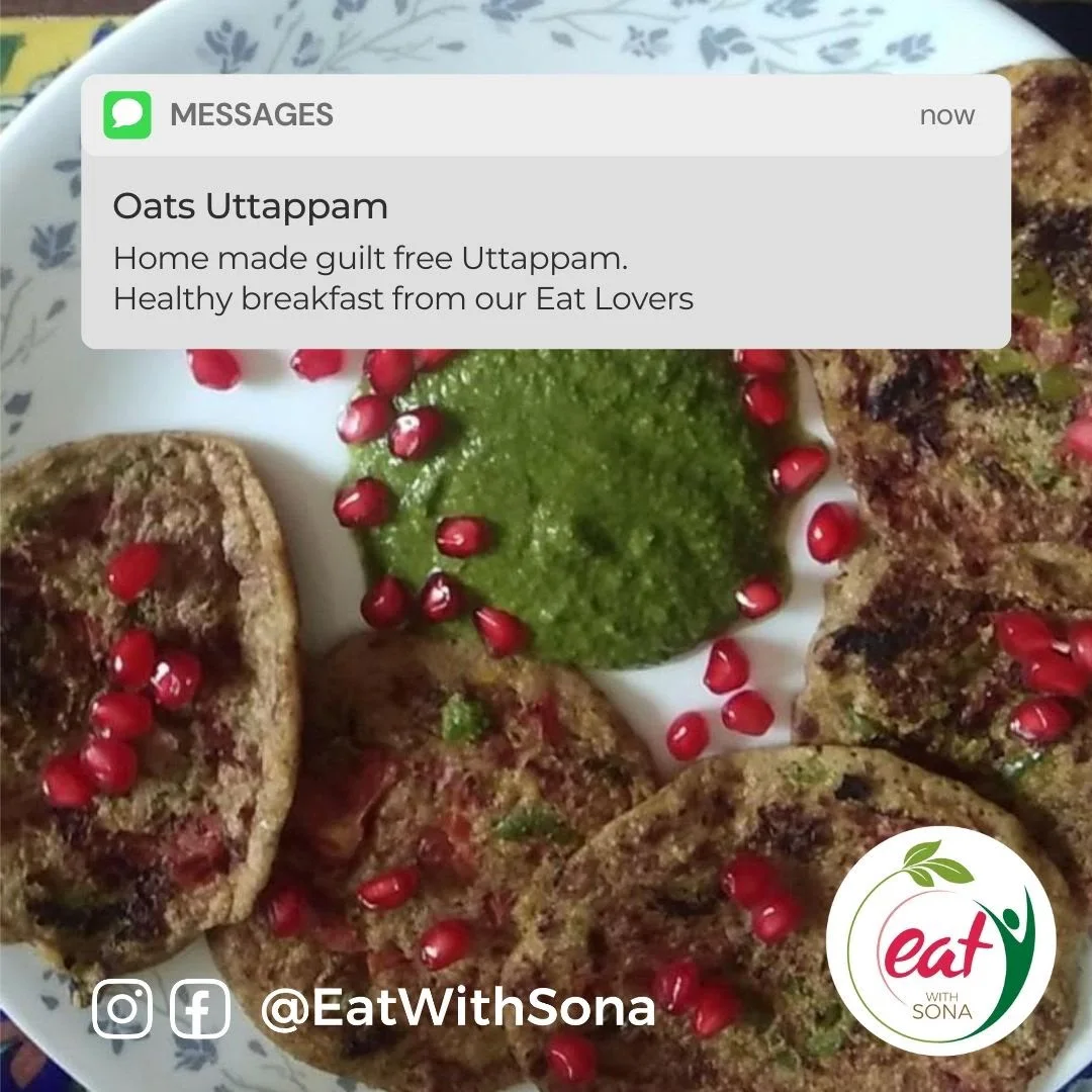 Homemade gluten-free uttapam shared by an EatLovers member