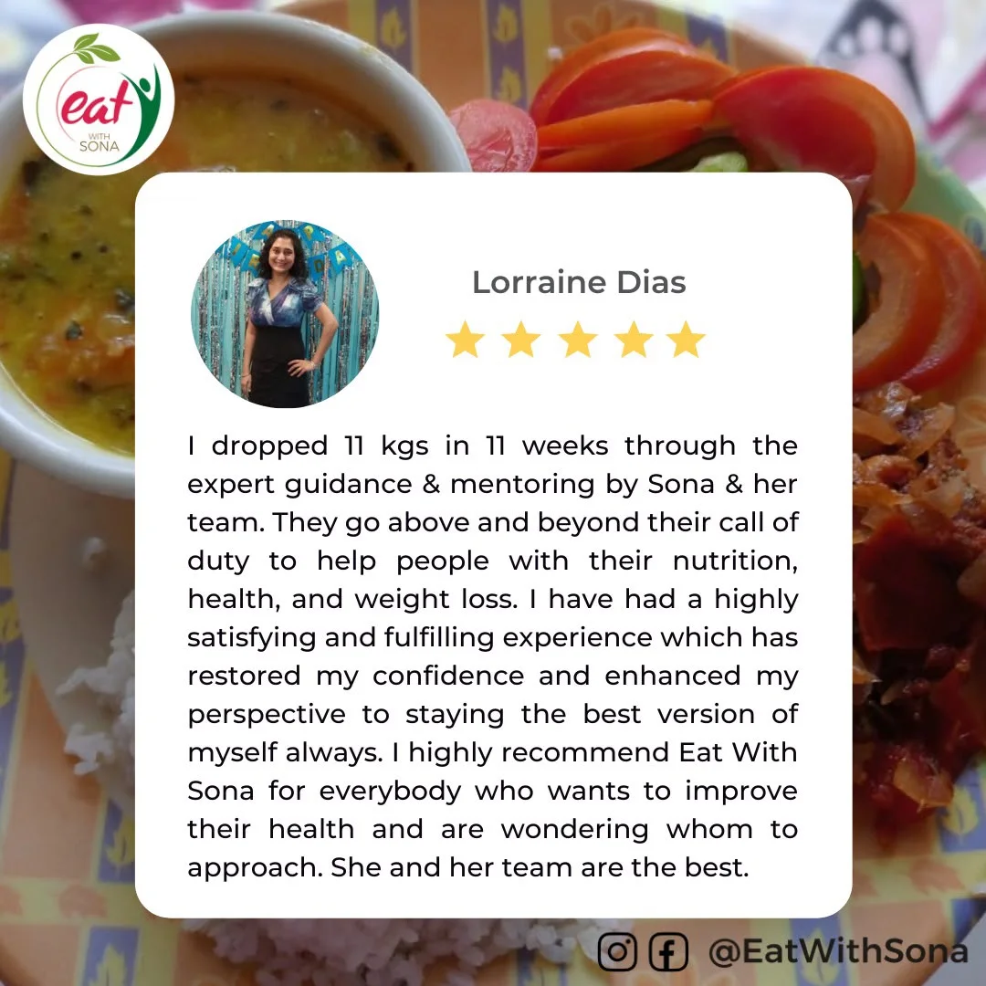 Lorraine Dias's five-star review after losing 11 kilograms in 11 weeks