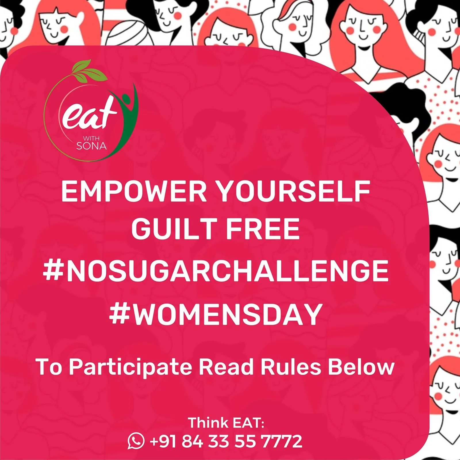 No Sugar Challenge for Women's Day